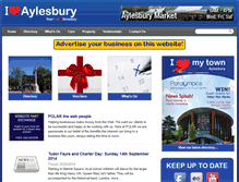 Tablet Screenshot of ilove-aylesbury.com
